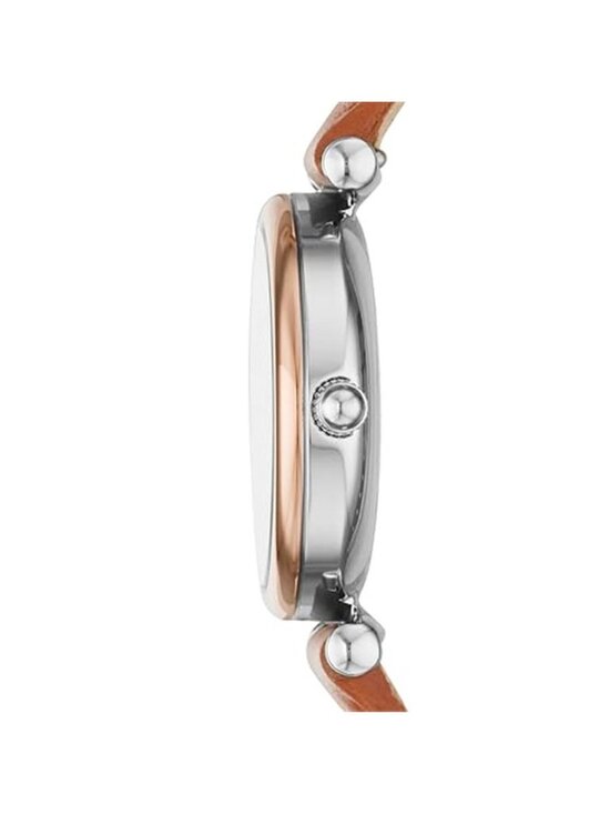 Women\'s Watch and Bracelet Set, Carlie Three-Hand Stainless Steel Watch